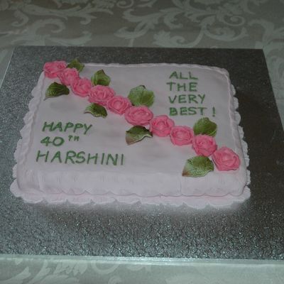 40Th Birthday Cake