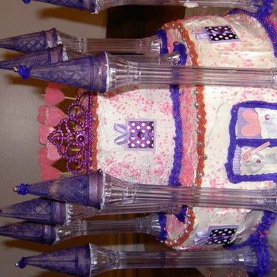 Cinderella Castle Cake