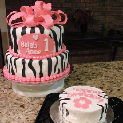 More Zebra Strips And Smash Cake