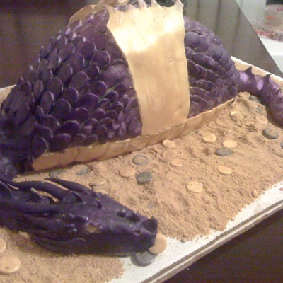 Purple Dragon Cake