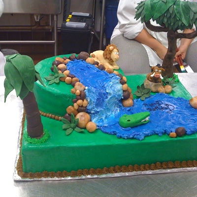 Jungle Theme Cake