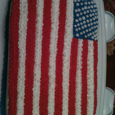 My First Flag Cake