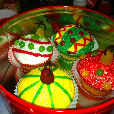Ornament Cupcakes