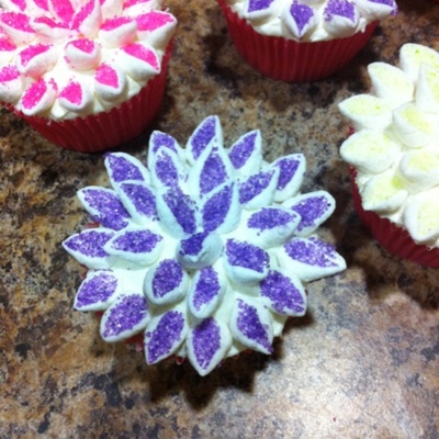Crysanthimum Cupcakes