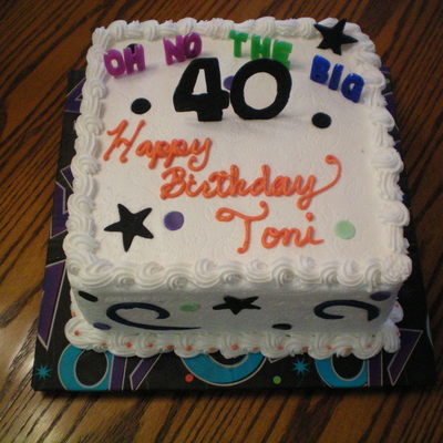 40Th Birthday Cake