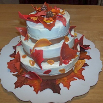 Fall Wedding Cake