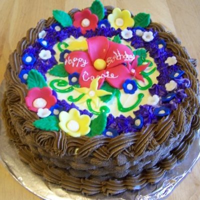 Flower Basket Cake