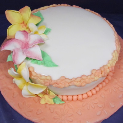 Final Cake For Wilton Fondant And Gumpaste Class