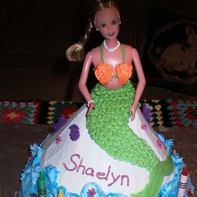 Mermaid Barbie Cake