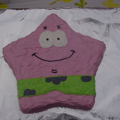 Patrick Star Birthday Cake