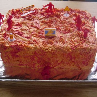 Fireman Birthday Cake