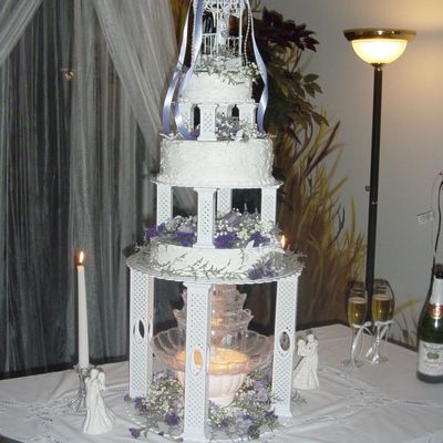 Purple Wedding Cake