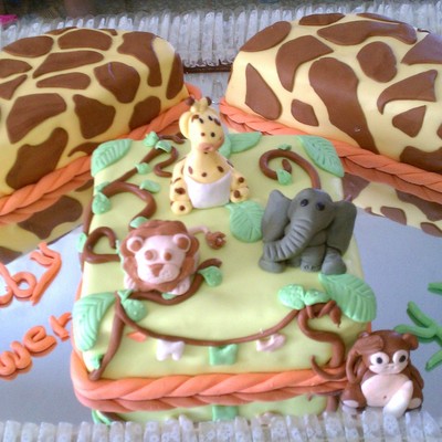 Jungle Baby Cake