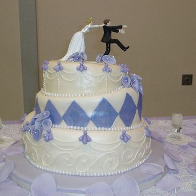 Topsy Turvy Wedding Cake