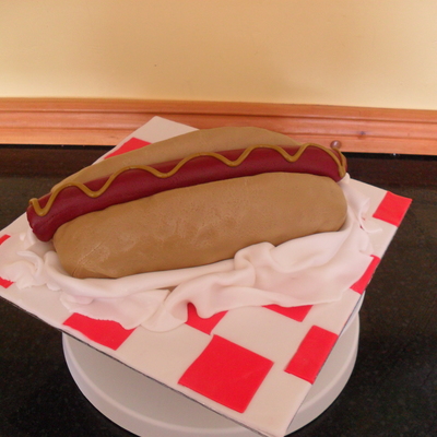 Hot Dog Cake
