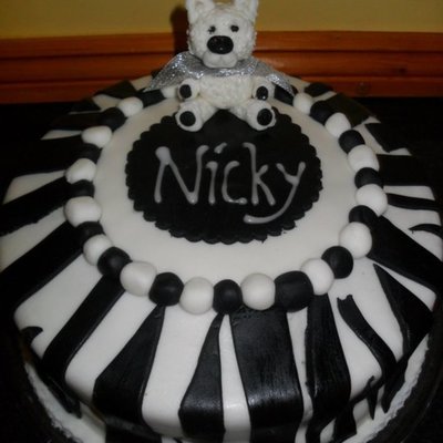 Zebra Print Cake