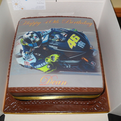 Motor Bike Topper Cake