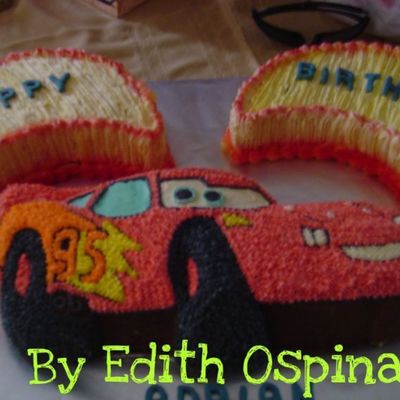 Lighting Mcqueen Cake