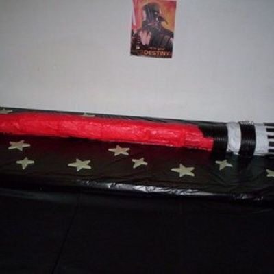 Lightsaber Cake