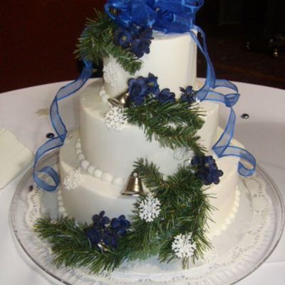 Winter Wedding Cake
