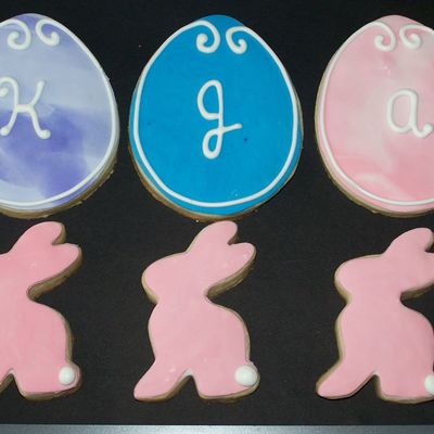 Easter Eggs And Bunnies