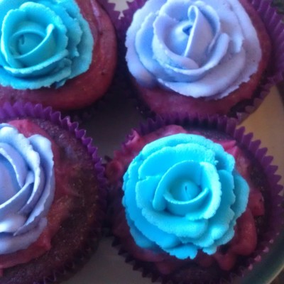 Blackberry Cupcakes :)