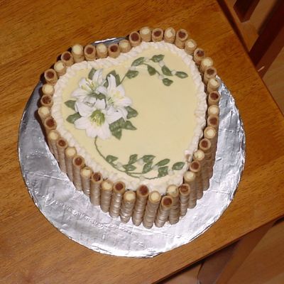 German Chocolate Anniversary Cake