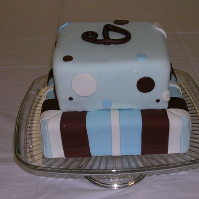 Baby Boy Shower Cake