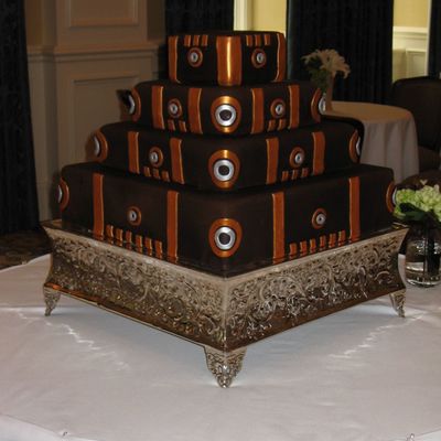 Art Deco Wedding Cake