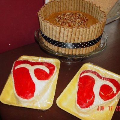 Steak Cakes And Pirouette Cake