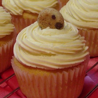 Choc Chip Cookie Dough Cupcakes