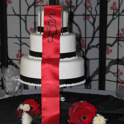 A Wedding Cake That Sits Above The Rest