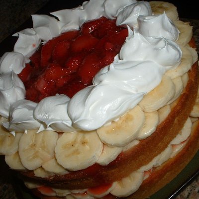 Strawberry & Banana Shortcake
