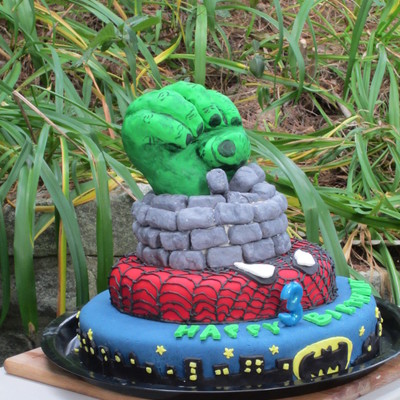 Superhero Cake