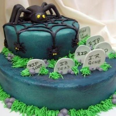 Spider Halloween Cake