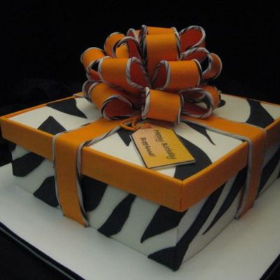 Zebra Stripe Gift Box