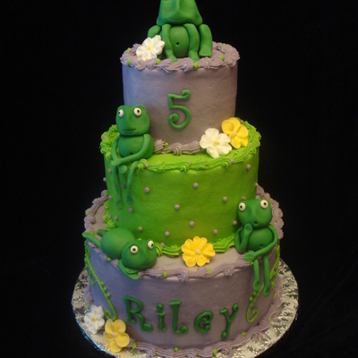 Frog Birthday Cake
