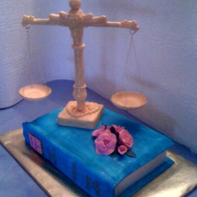 Law School Graduation Cake