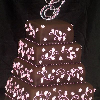 Pink & Brown Wedding