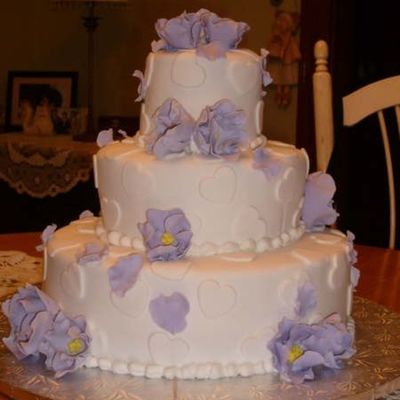 Wedding Cake/hearts