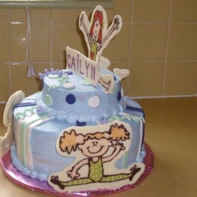 Another View Of Gymnastics Cake