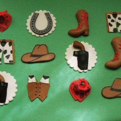 Cowboy Cupcake Toppers!!