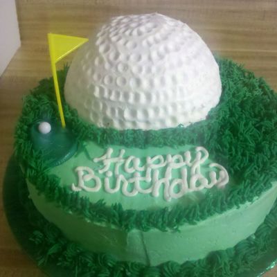 Golf Cake Inspired From This Site