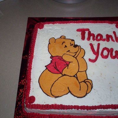Winnie The Pooh - My First Frozen Buttercream Transfer