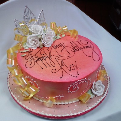 B-Day Cake With Jewels