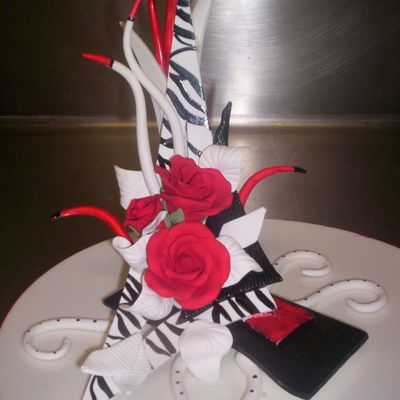 Painted Fondant Table Display