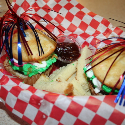 Little Pies, Hamburgers And Fries