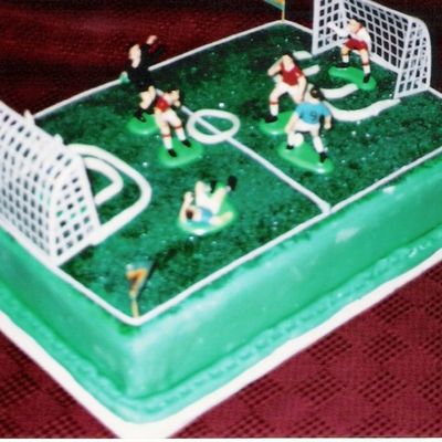 Soccerfield Cake