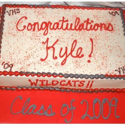 Graduation Sheet Cake
