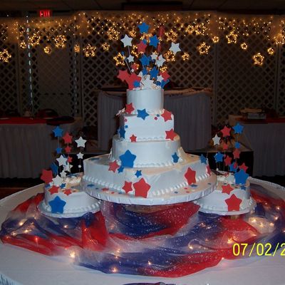 July Fourth Weddubg Cekebration